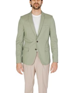Lässiger Fit Blazer mit Zwei-Knopf-Verschluss