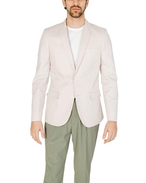 Beiger Blazer im lässigen Stil