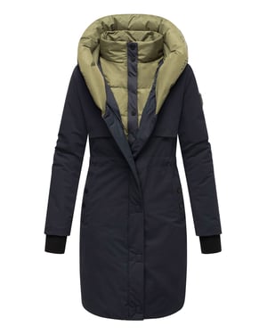Navahoo Damen Winterjacke Snowelf – Leicht & Warm mit Magnetverschluss