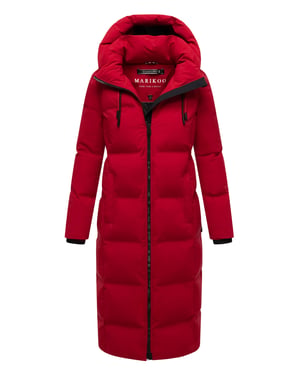 Marikoo Damen Winter Steppmantel Tikoraa mit abnehmbarer Kapuze