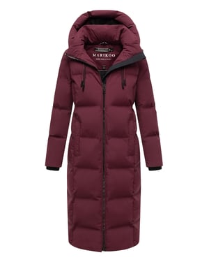 Marikoo Damen Winter Steppmantel Tikoraa mit abnehmbarer Kapuze