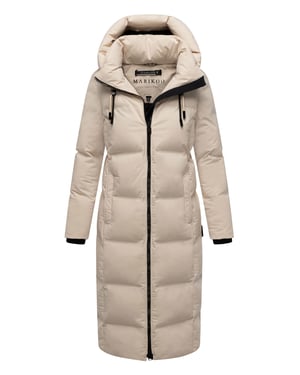 Marikoo Damen Winter Steppmantel Tikoraa mit abnehmbarer Kapuze