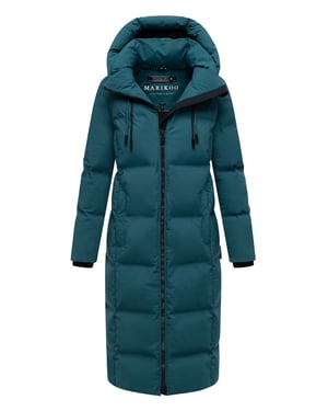 Marikoo Damen Winter Steppmantel Tikoraa mit abnehmbarer Kapuze