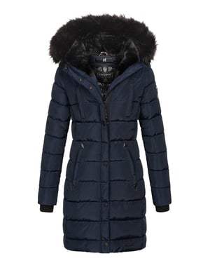 Navahoo Damen Winter Steppjacke Lotusblüte Princess – Lang & Warm