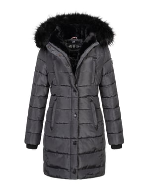 Navahoo Damen Winter Steppjacke Lotusblüte Princess – Lang & Warm