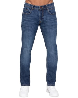 Enzo Milano | Herren Stretch Jeans mit Tapered Fit