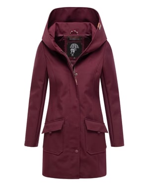 Marikoo Damen Softshelljacke – Mayleen, wasserabweisend mit Kapuze