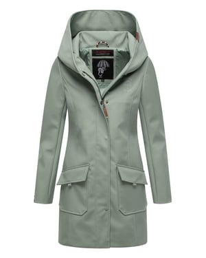 Marikoo Damen Softshelljacke – Mayleen, wasserabweisend mit Kapuze