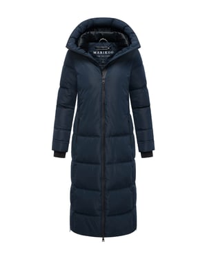 Marikoo Damen Winter Steppmantel Honiaa XVI mit Kapuze & Reißverschlusstaschen