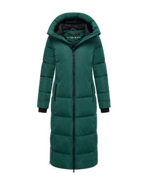 Marikoo Damen Winter Steppmantel Honiaa XVI mit Kapuze & Reißverschlusstaschen