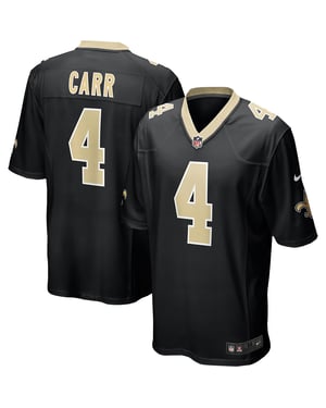 Nike NFL New Orleans Saints 4 Derek Carr Heimspiel-Trikot