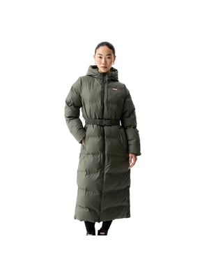 Hunter Hutchison Sonic Lange Pufferjacke Damen Grüne Pufferjacken