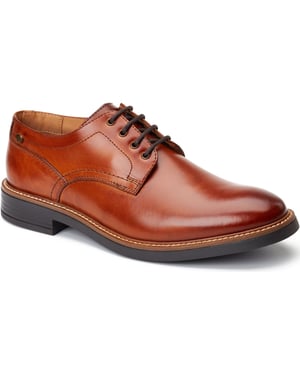 Base London Durham Leder Herren Schnürschuhe in verbranntem Tan