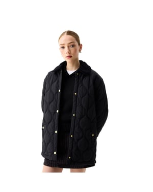 Hunter Witton Steppjacke Damen Schwarz Steppjacken
