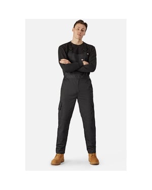 Dickies Everyday Latzhose und Träger Polyester Männer Schwarz Arbeitsoverall