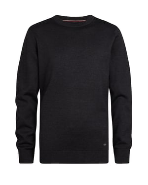 Petrol Industries - Strick Basic Pullover Absaroka Jungen - Schwarz