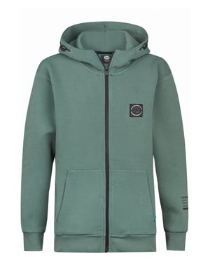 Petrol Industries - Hooded Zip Sweater Siskiyou Jungen - Grün