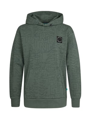 Petrol Industries - All-over Print Hoodie Blue Ridge Jungen - Grün