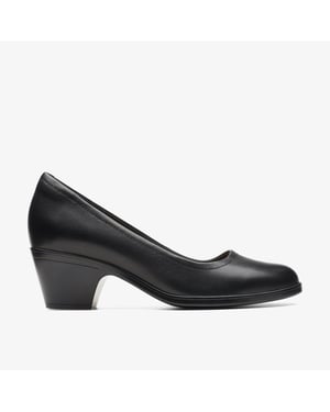 Emily2 Rubin Schwarze Lederschuhe