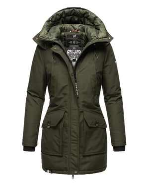 Navahoo Damen Winterjacke Blizzardstorm – Lang, Warm & Funktional