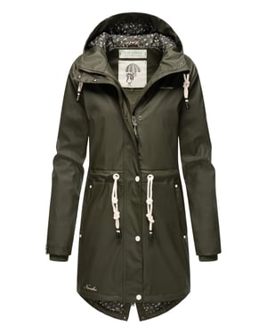 Navahoo Damen Regenjacke Flower of Ocean – Stylisch & Wasserdicht