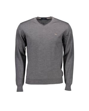 Merino-Wolle V-Ausschnitt Pullover