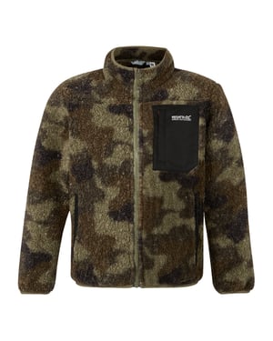 Regatta - "Frankie" Fleecejacke für Kinder, Durchgehender Reißverschluss (Oliv)