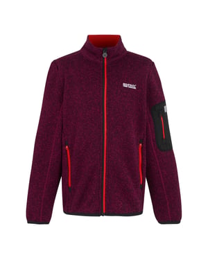 Regatta - "Newhill" Fleecejacke für Kinder, Durchgehender Reißverschluss (Dunkel-Orange/Mandarinen-Tango)