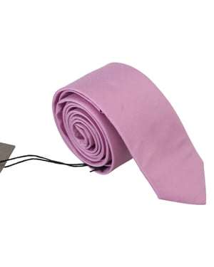 Einfarbige Pinke Krawatte