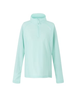 Regatta Great Outdoors Damen Fleece-Top Montes mit 1/4-Reißverschluss (Eisiges Morgenblau/Weiß)
