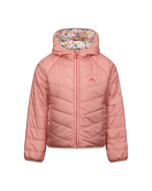 Trespass - "Dessie" Steppjacke für Kinder, wendbar (Mittelrose)