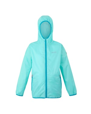 Regatta Great Outdoors Kinder Regenjacke Lever II (Aruba Blau/Pfauenblau)