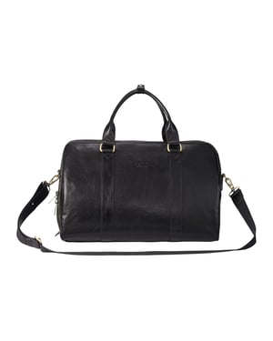 Vintage Echtleder Schwarze Reisetasche Duffle Gym Reisetasche - Atlas