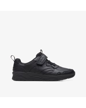 ClowderSprintK Schwarze Lederschuhe