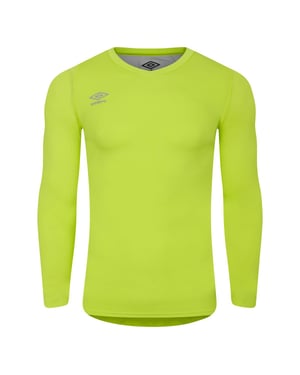 Umbro - "Elite" Base Layer Oberteil V-Ausschnitt für Herren (Lindgrün)