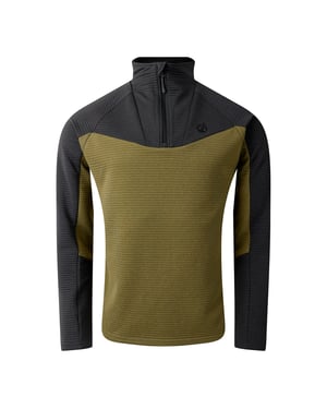 Dare 2B - "Dignify IV" Base Layer Oberteil für Herren, Core Stretch (Schwarz/Martini Olive)