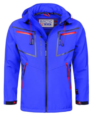 Arctic Seven Herren Softshell Jacke Blau