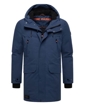Stone Harbour Herren Winterparka Kitraan mit Magnetverschluss & Fleecefutter