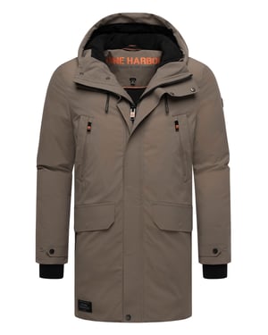 Stone Harbour Herren Winterparka Kitraan mit Magnetverschluss & Fleecefutter