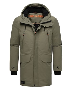 Stone Harbour Herren Winterparka Kitraan mit Magnetverschluss & Fleecefutter