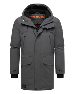 Stone Harbour Herren Winterparka Kitraan mit Magnetverschluss & Fleecefutter