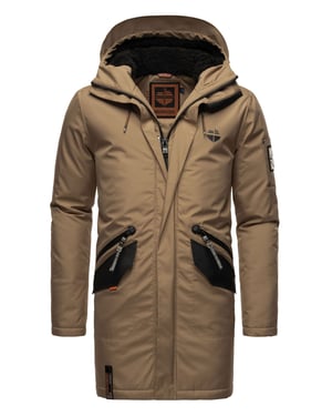 Stone Harbour Herren Winterjacke Ragaan mit Teddyfell & Kapuze