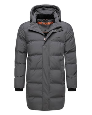 Stone Harbour Herren Wintermantel Thadeek mit abnehmbarer Kapuze & Magnettaschen