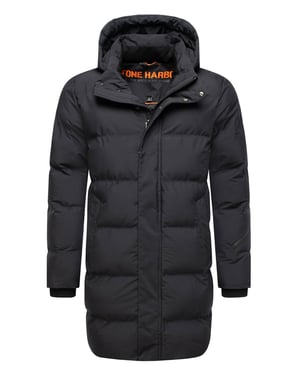 Stone Harbour Herren Wintermantel Thadeek mit abnehmbarer Kapuze & Magnettaschen
