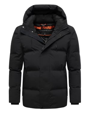 Stone Harbour Herren Winterjacke Taviaan mit Fleecekapuze & winddichtem Design