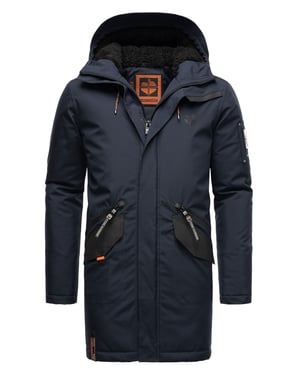 Stone Harbour Herren Winterjacke Ragaan mit Teddyfell & Kapuze