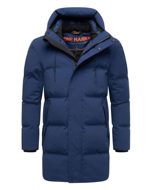 Stone Harbour Herren Winterjacke Darianoo mit Downfree-Steppung & Magnetverschluss