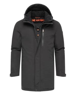 Stone Harbour Herren Winterjacke Phinoo mit Fleece-Taschen & 2-Wege-Reißverschluss