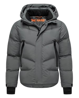 Stone Harbour Herren Winterjacke Livianoo mit abnehmbarer Kapuze & Fleece-Taschen