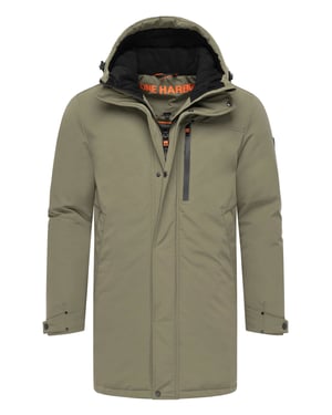 Stone Harbour Herren Winterjacke Phinoo mit Fleece-Taschen & 2-Wege-Reißverschluss